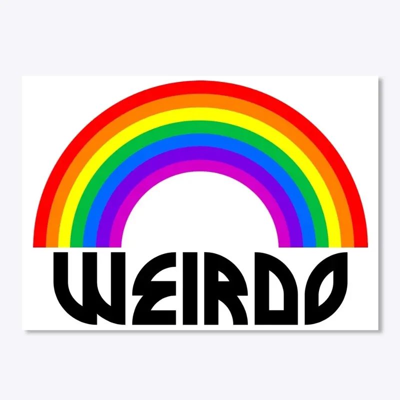 Large Rainbow Weirdo